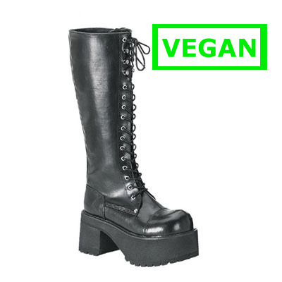 DemoniaCult - RANGER-302 Bottes de plate-forme - Noir